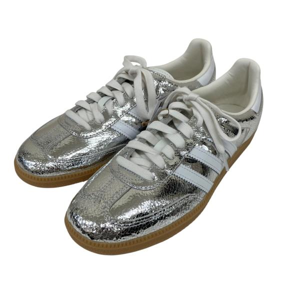 アディダス adidas SAMBA OG ローカットスニーカー JR0035 シルバー サイズ：27cm