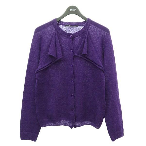 Limifeu フリルデザインニットカーディガン パープル サイズ S 明石店 ブランド古着カインドオル 通販 Yahoo ショッピング