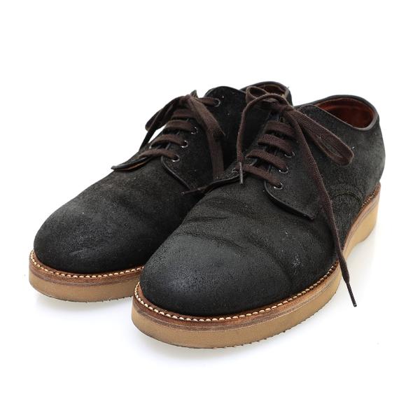 レア】ALDEN バケッタレザープレーントゥレザーシューズ49085 26cm