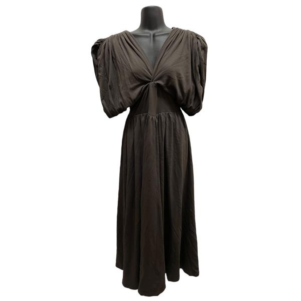値下げ】maison celon 24SS cross shoulder gather dress