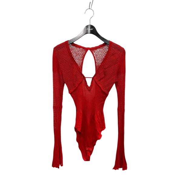 〖美品〗fetico キャミソール size1 レディース】VELVET & MESH COMBINED BODYSUIT | FETICO