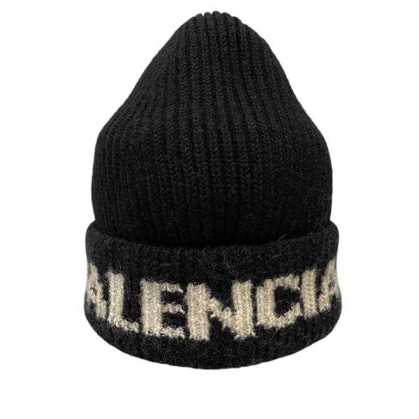 BALENCIAGA バレンシアガ 21AW ニット帽 675327 ブラック
