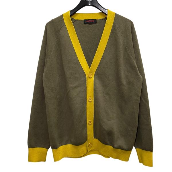 CABAN カーディガン カーキ L CABAN カーディガン カーキ L シアーナイロン Vネック