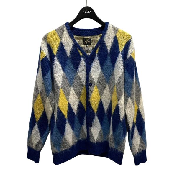 needles カーディガン Needles ニードルス モヘヤカーディガン LQ469 ブルー サイズ