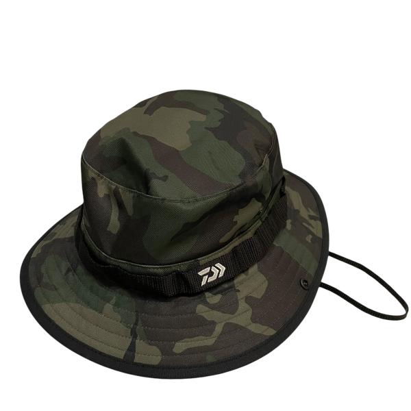 Daiwa バケットハット 黒 迷彩柄　新品未使用 Tech Ventilation Hat(FREE(58-60cm) Black/ブラック): DAIWA PIER39