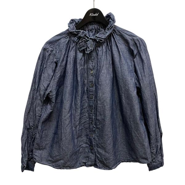 nest Robe ダンガリーシャツ リネンコットン ビッグシルエット