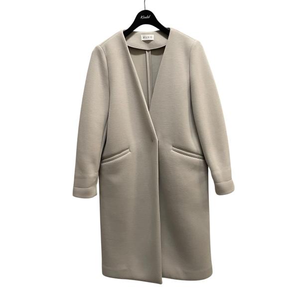 PLST プラステ ノーカラーコート ライトグレー サイズ：S