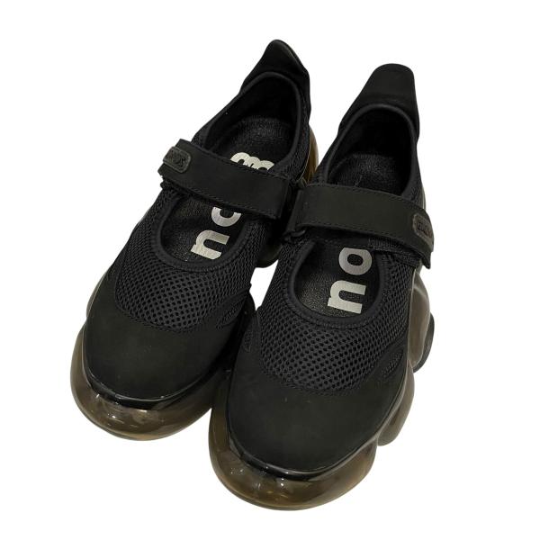 grounds（グラウンズ） メリージェーンスニーカー ブラック サイズ：22