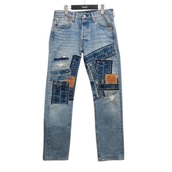 Levi's 【値下げ】LEVI'S パッチワーク デニムパンツ PC9 00501