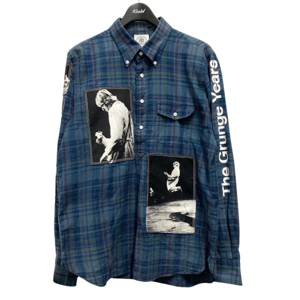 TAKAHIRO MIYASHITA The Soloistウエストバッグシャツ TAKAHIROMIYASHITATheSoloist. (ソロイスト) back gusset sleeve