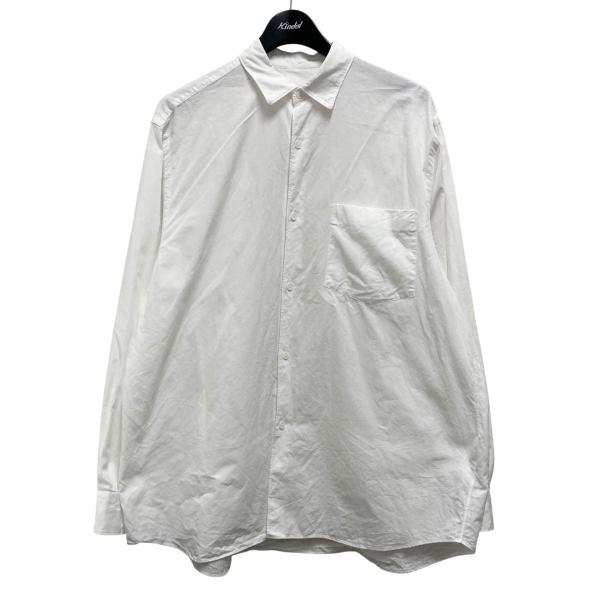 タグ付き　COMOLI x01-02001 長袖L/S コモリシャツ　size2 COMOLI コモリ 23SS X01-02006 カシミヤ 和紙 ハーフジップ 長袖