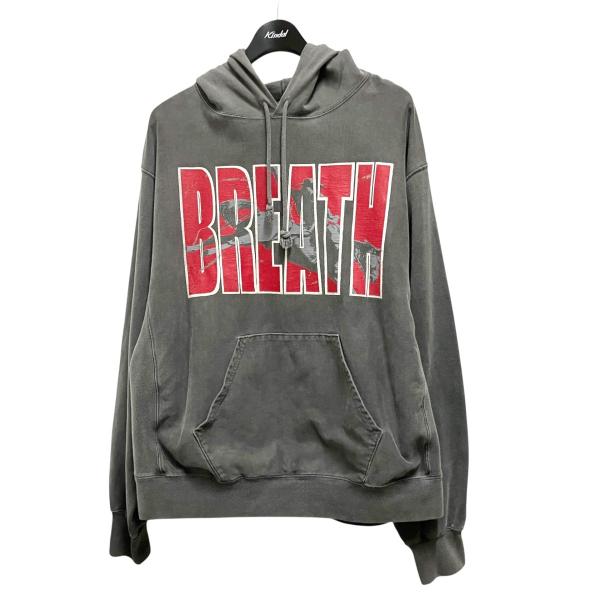 ブレス BREATH LOGO HORSE HOODIE プルオーバーパーカー BRNRG G 5001 グレー サイズ：L