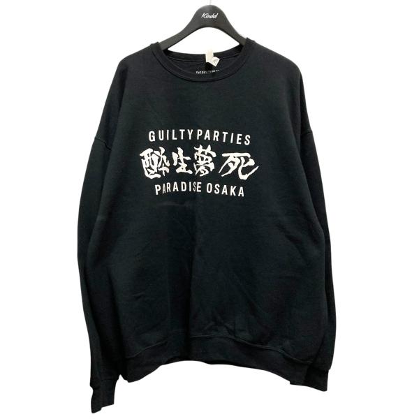 WACKO MARIA（ワコマリア） プリントスウェット ブラック サイズ：2XL
