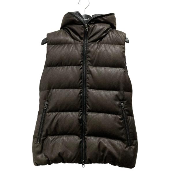 【DUVETICA 】 ダウンベスト 44 DUVETICA（デュベティカ）ダウンジャケット/ダウンベスト 黒 サイズ:48