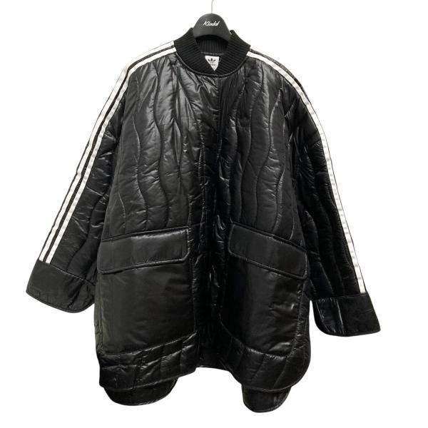 【美品】 中綿ジャケット　ブラック　XL ALL OKAY オールオーケー 中綿 ブルゾン 1XL 2XL 3XL 大きいサイズ