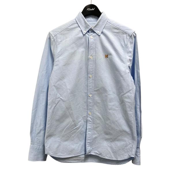 正規品　メゾンキツネ　ボタンダウンシャツ ＸＬタグ付 maisonkitsune MAISON KITSUNE（メゾン キツネ） ボタンダウンシャツ KMH 49000 A