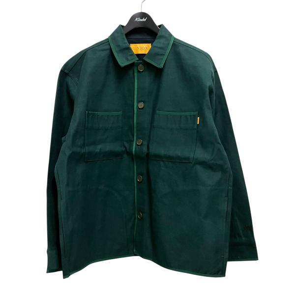 【値下げ】UNION シャツジャケット UN MWS 032 グリーン サイズ：2 (和歌山店)