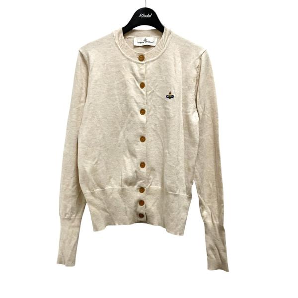vivienne westwood カーディガン　ベージュ　ウール100% Vivienne Westwood（ヴィヴィアンウエストウッド） シルク混