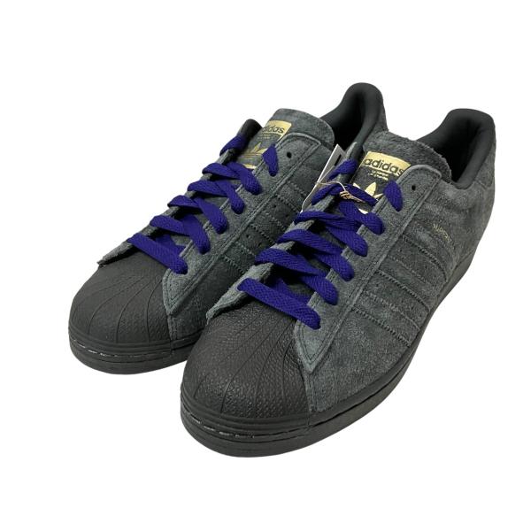 【値下げ】adidas SUPERSTAR ADV スニーカー JR7409 グレー サイズ：28cm (和歌山店)