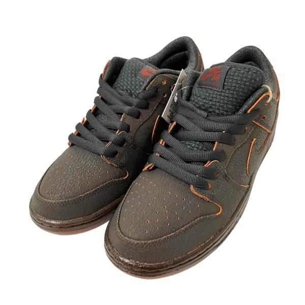 ナイキ NIKE SB DUNK LOW スニーカー HV1668 001 グレー×オレンジ サイズ：27cm
