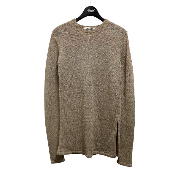 AURALEE（オーラリー） AURALEE CRISP LOOP YARN KNIT P／O コットン