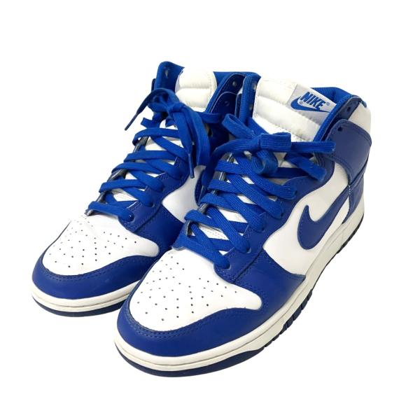ナイキ NIKE DUNK HI RETRO ハイカットスニーカー DD1399 102 ブルー×ホワイト サイズ：27.5cm