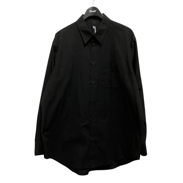 グラウンドワイ GROUND Y Entry Basic Shirt 長袖シャツ GT B20 020 ブラック サイズ：3