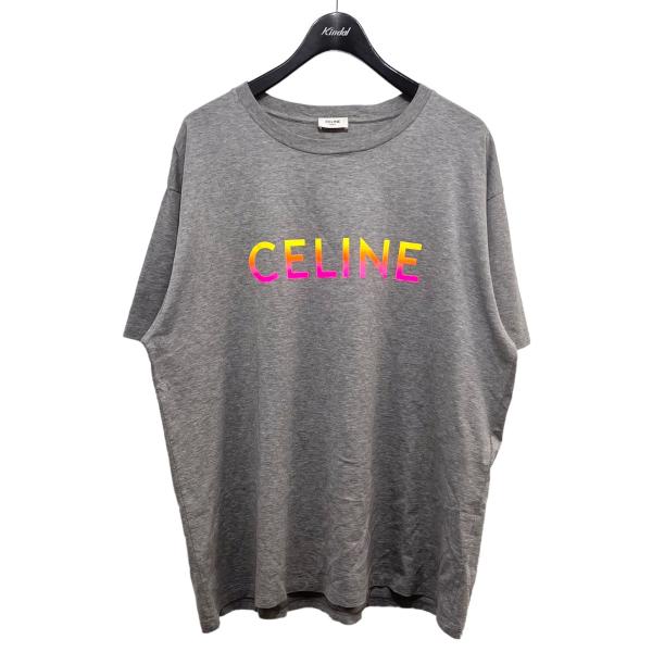 値下げ】CELINE 22SS ルーズ コットンジャージーグラデーションロゴ