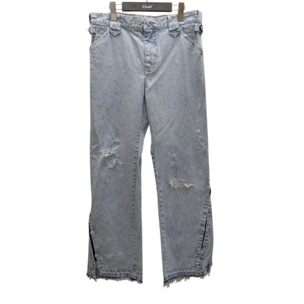 定価61,600円 / Tamme / CRACKS BLEACH DENIM 定価61,600円 / Tamme / CRACKS BLEACH DENIM - メルカリ