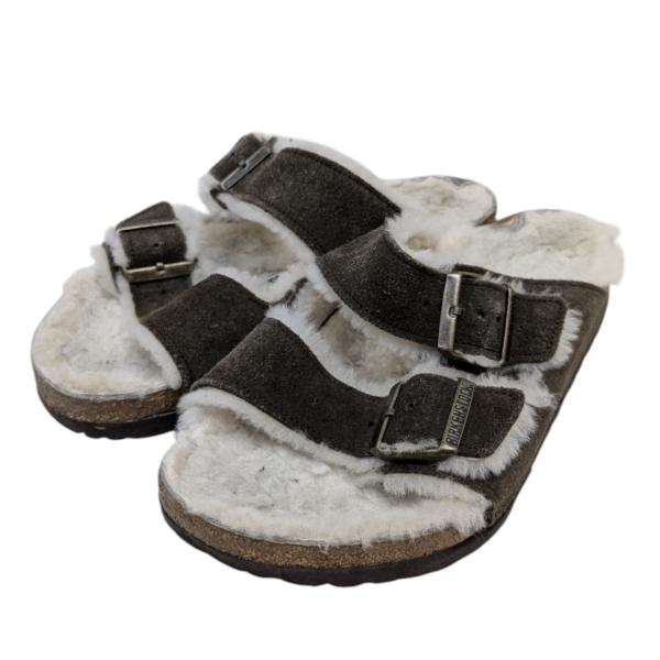 Birkenstock ブラウン サンダル 41サイズ BIRKENSTOCK 【値下げ】BIRKENSTOCK ARIZONA ファーサンダル