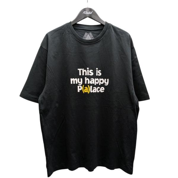 PALACE（パレス） PALACE HAPPY PALACE T-SHIRT ロゴTシャツ ブラック