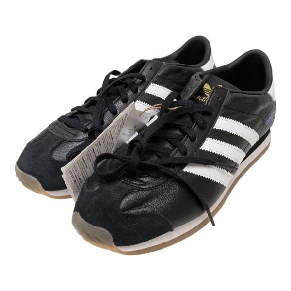 adidas フラットシューズ 黒/青　レア adidas アディダス COUNTRY JAPAN CBLACK FTWWHT BLUE
