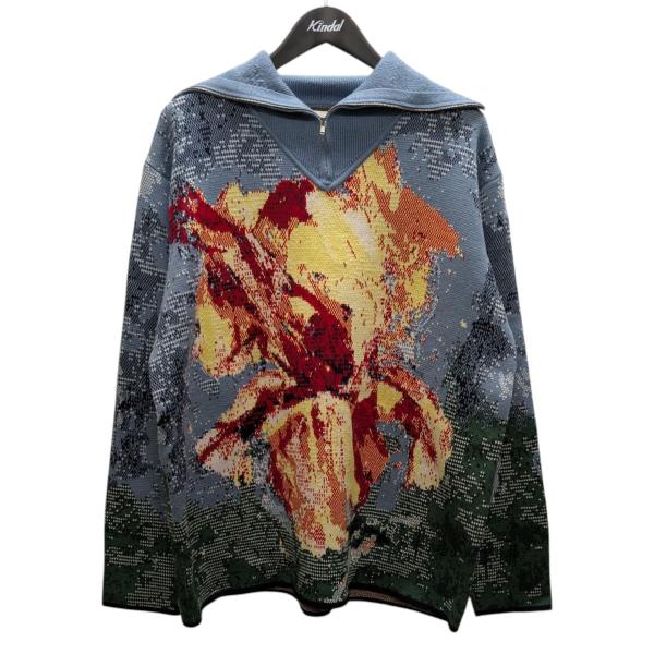 TAG（PORTER） ターク TAAKK KNIT jacquard zip up ハーフジップ