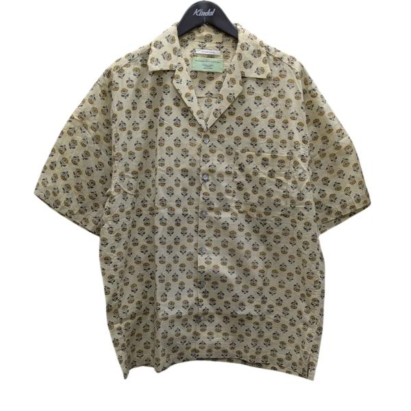 【値下げ】COUTURE D’ADAM 花柄シャツ イエロー サイズ：40 (原宿店)