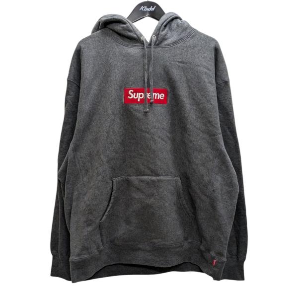 supremeボックスロゴフーディーＬサイズ シュプリーム】ボックスロゴフーディー ストーン Lサイズの
