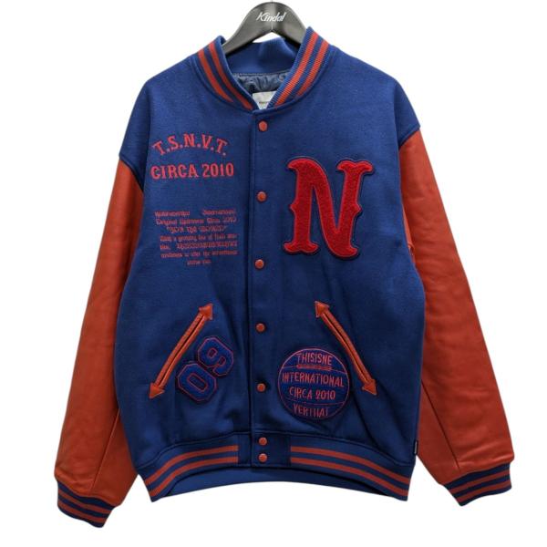 スタジャン ネイビー/レッド 中古・古着通販】Diamond by STARTER (ダイアモンドバイスターター