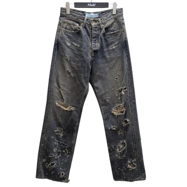 DAIRIKU（ダイリク） 【値下げ】DAIRIKU 25SS Damage Straight Denim