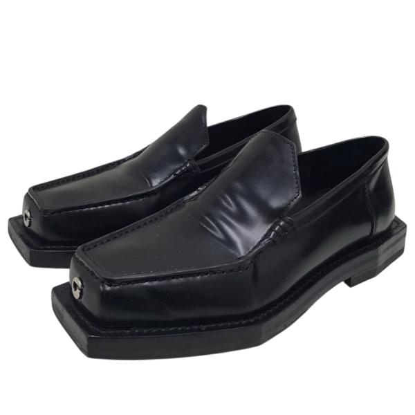 【最終値下げ】coperniブラック 3D Vector ローファー 38 値下げ】COPERNI 3D VECTOR LOAFER スクエアトゥローファー ブラック