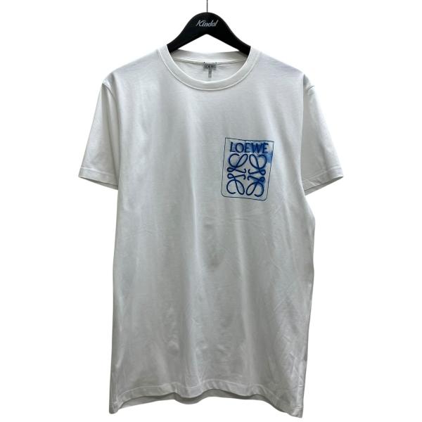 LOEWE（ロエベ） アナグラムTシャツ ホワイト サイズ：L