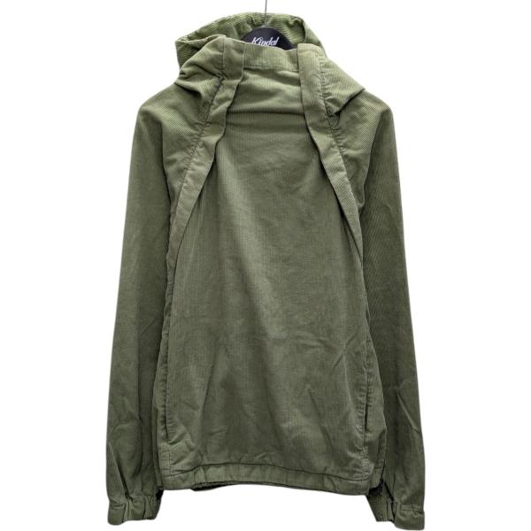 値下げ】RANRA 【Klifur Hooded Jacket Sage】 ジップコーデュロイ 