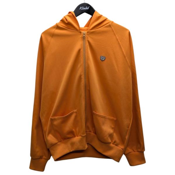 HUMAN MADE ヒューマンメイド Zip Up Hoodie ジップパーカー オレンジ
