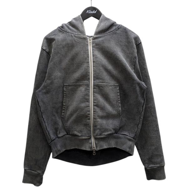 アンス ドッツローヴナー ans dotsloevner ジップパーカー グレー