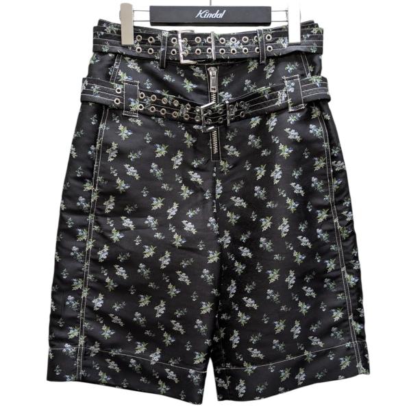 GANNI（ガニー） 花柄ハーフパンツ ブラック サイズ：34