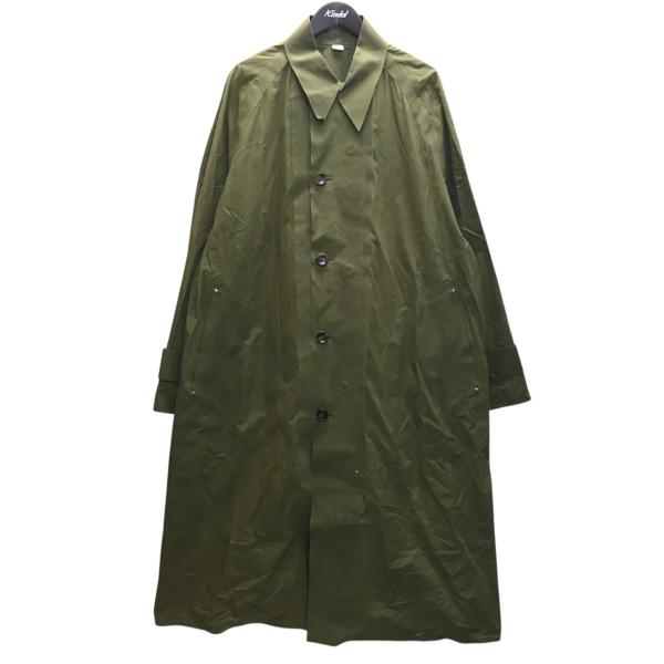 値下げ！GUCCIコート42サイズグッチ GUCCI（グッチ） 【値下げ】GUCCI ステンカラーコート グリーン サイズ