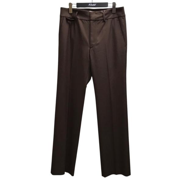 ティーモダンストリートウエア TTT MSW スラックス ブラウン サイズ：L