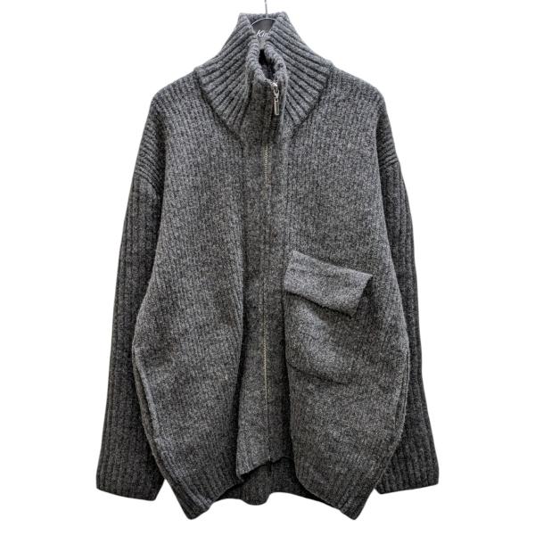 UJOH（ウジョー） UJOH 25AW Zip High Neck Knit ウールジップニット