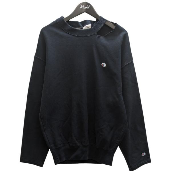 ヴェトモン VETEMENTS クルーネックスウェット ブラック サイズ：S