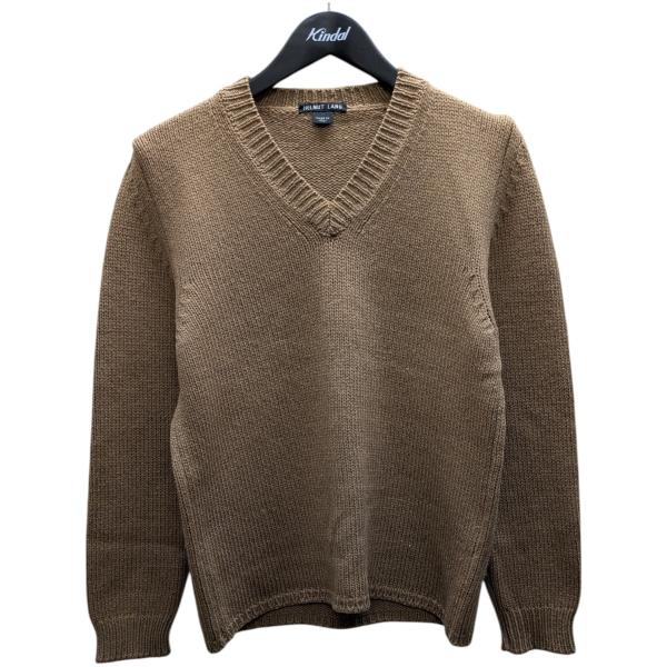 ◼️本人期◼️HELMUT LANG◼️ニットベスト◼️ HELMUT LANG（ヘルムートラング） バスストップタグ 本人期 Vネック