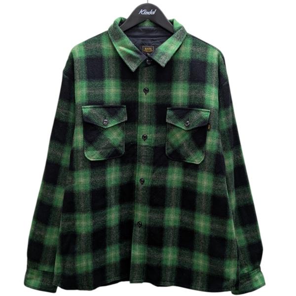 RATS（ラッツ） 【値下げ】RATS WOOL CHECK SHIRT JKT チェックシャツ