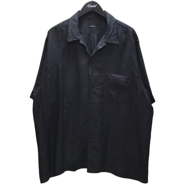 COMOLI（コモリ） COMOLI 25SS ウールシルク 半袖オープンカラーシャツ